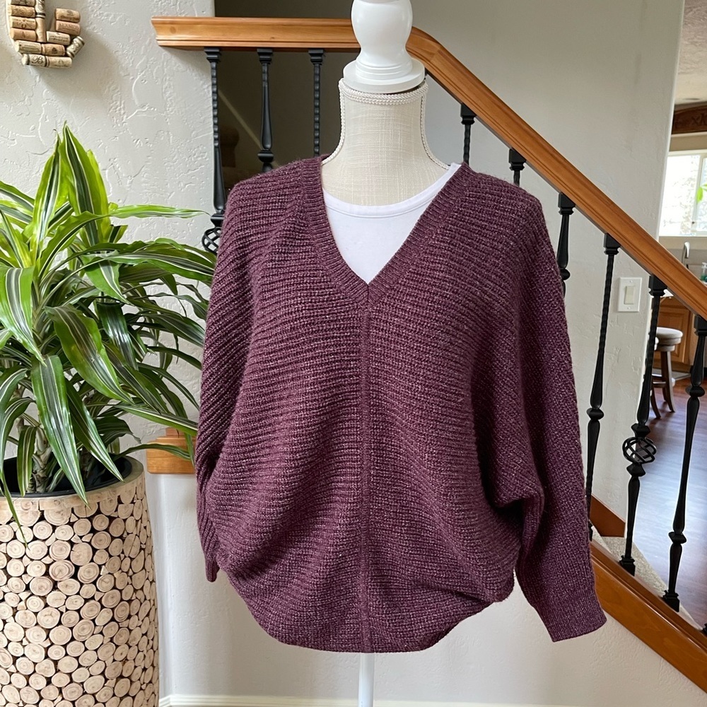 Ellen Tracy Oversize Knit Sweater‎ Size: L